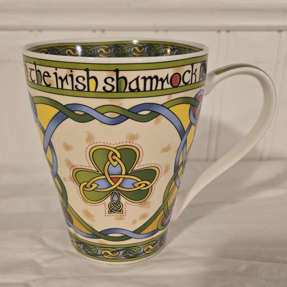 Irish Weave Mug - "The Irish Shamrock" - Clara